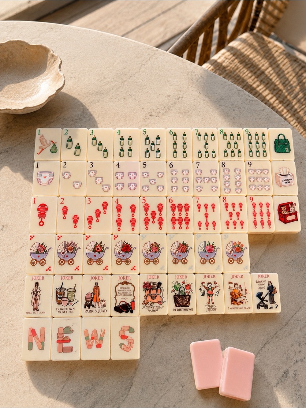 Mamahjong Ivory Mahjong Tiles